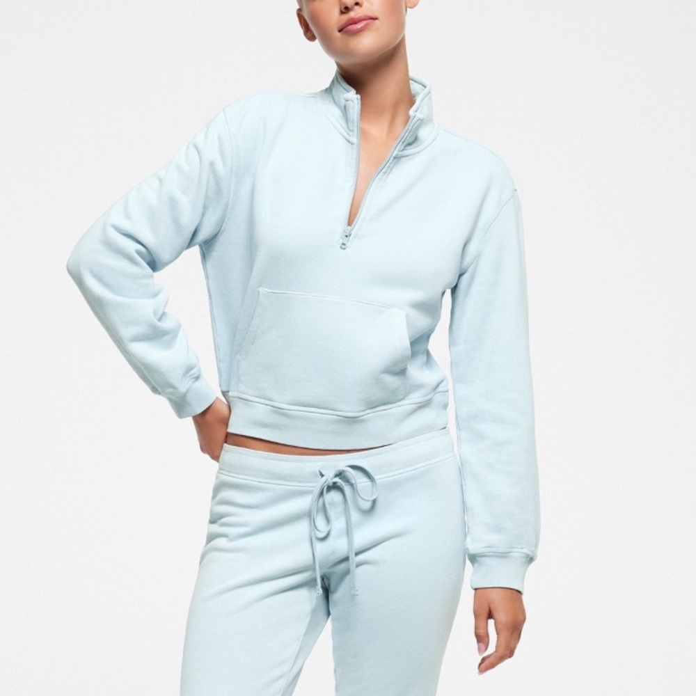 SKIMS French Terry Pre-Shrunken Zip Up